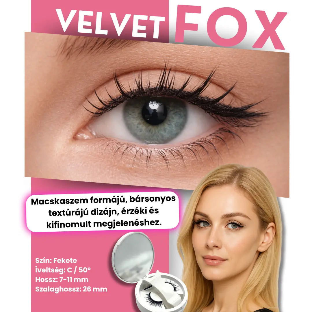 Ayori LumiLash™ Velvet Fox – karakteres, mégis könnyed mágneses szempilla modern nőknek.